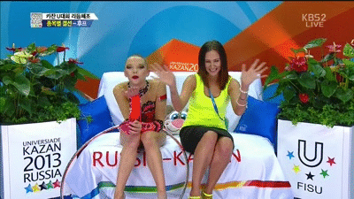 Melita and Liubov happy in K and C-Kazan 2013