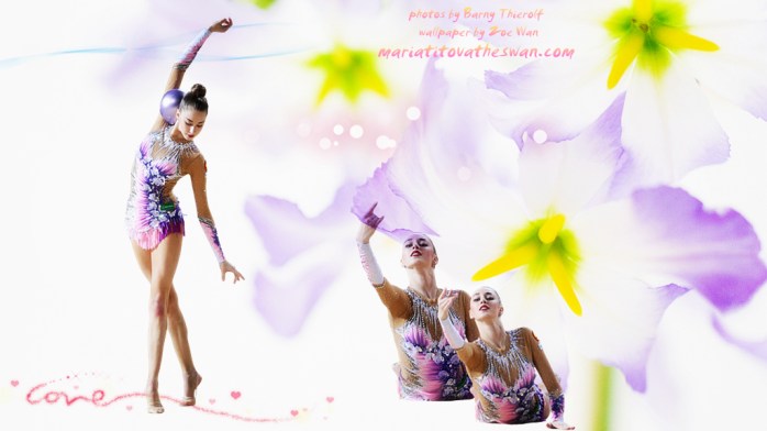 Maria Titova the Swan-Wall-Ball 2015